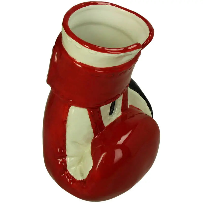 Vase Gant de Boxe Grès Rouge 16x13,5x21cm