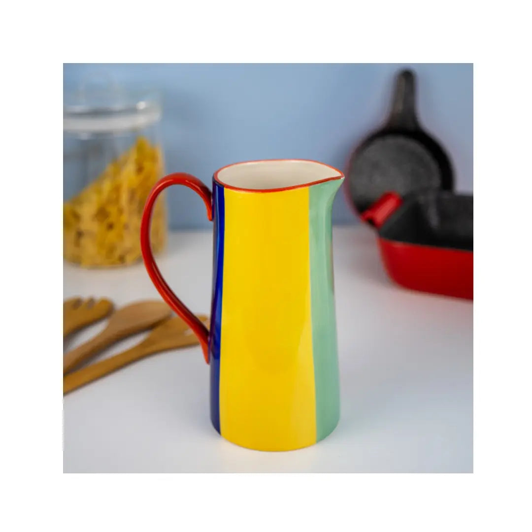 Carafe en grès colorée Orange - 1.3 L