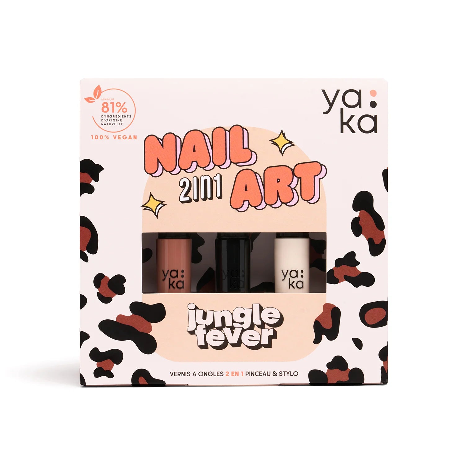 Coffret vernis à ongles 2en1 - Jungle Fever
