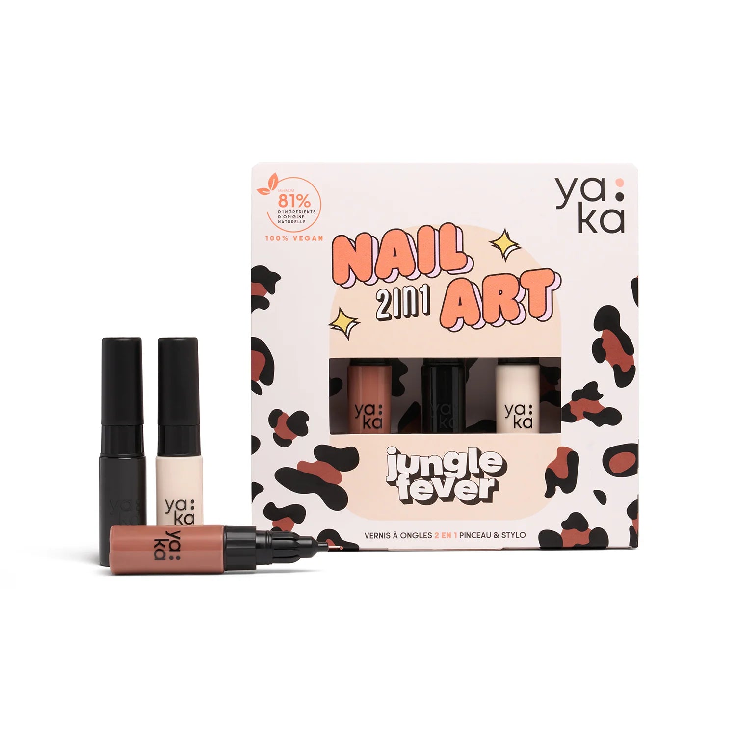 Coffret vernis à ongles 2en1 - Jungle Fever