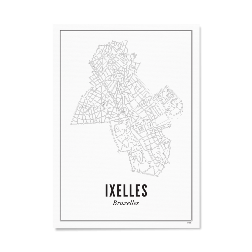 Affiche Bruxelles Ixelles