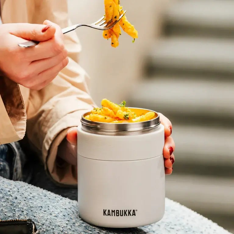 Ontbijtdoos - Bora Chalk Wit 600ml