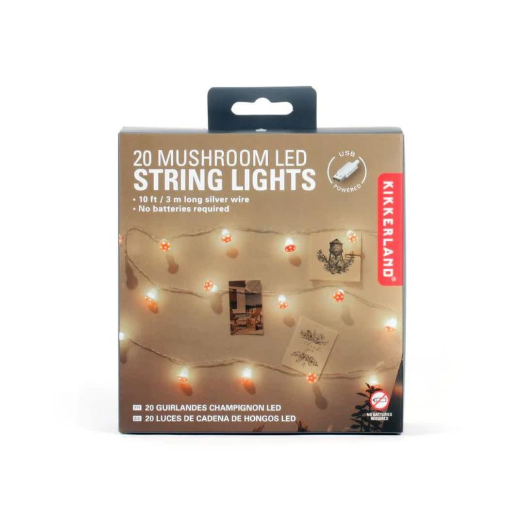 Guirlande LED champignons