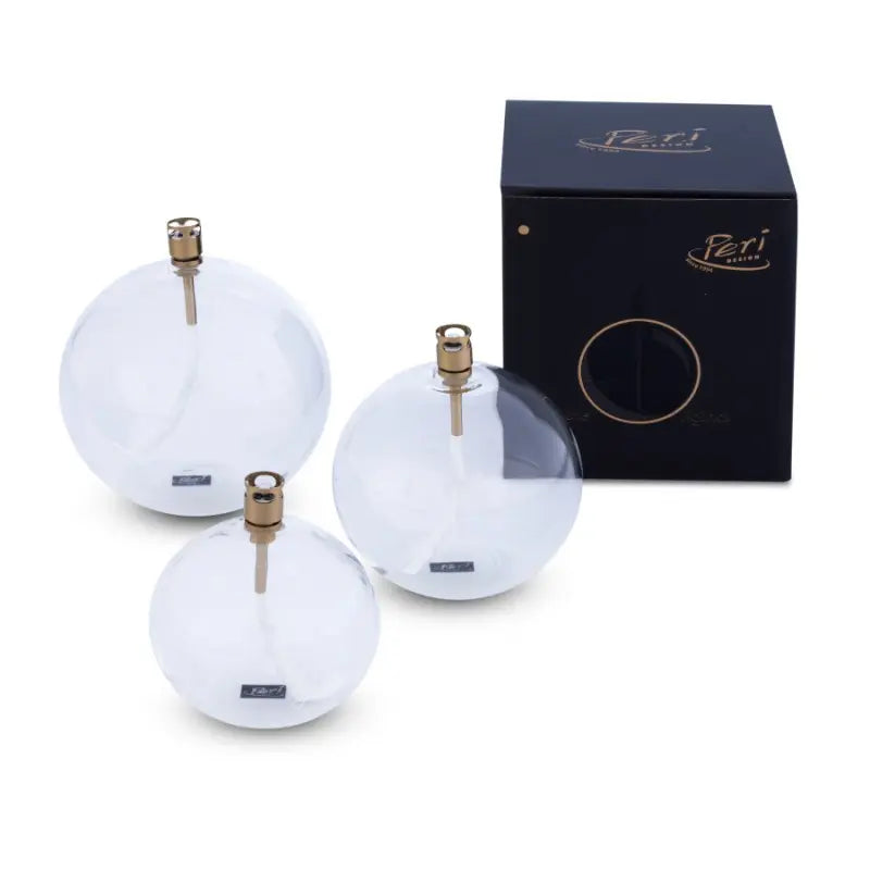 Lampe à Huile Boule - Laiton