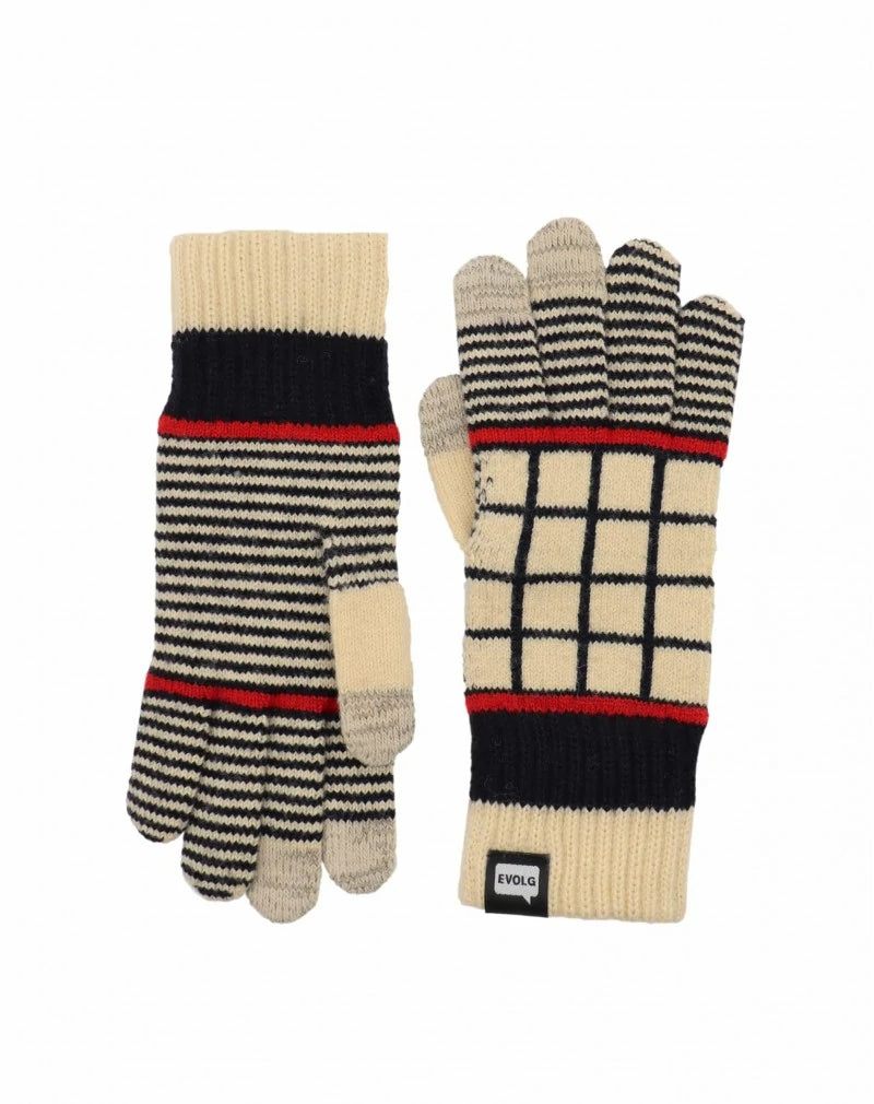 Gant tactile - LATTICE - vanilla/navy