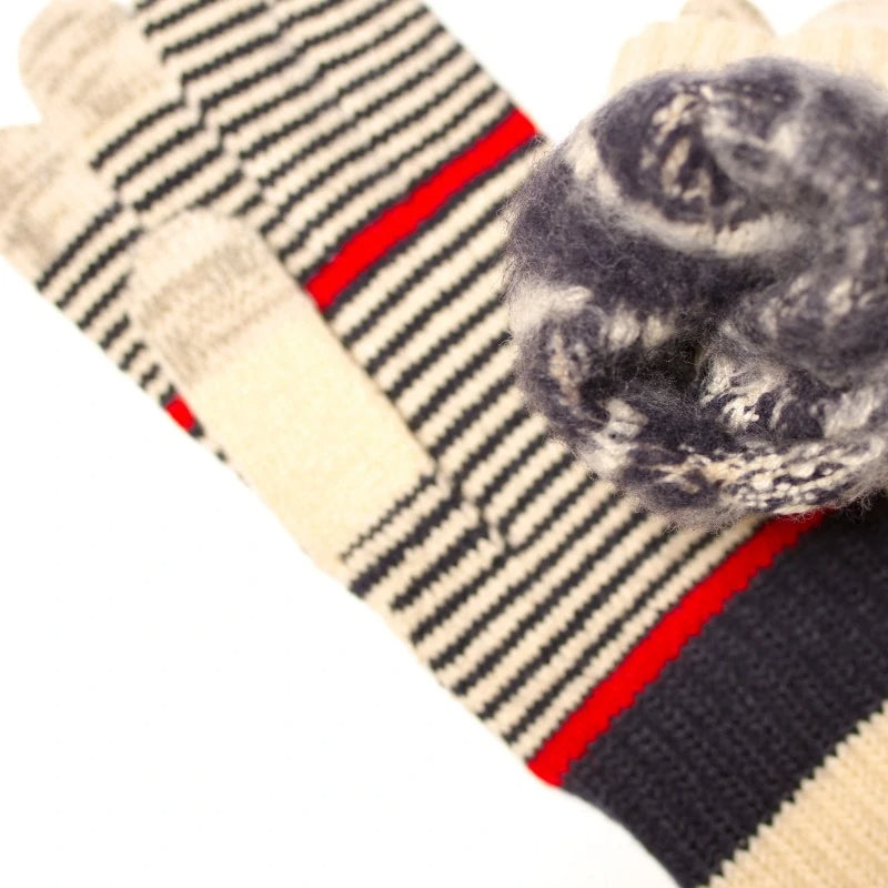 Gant tactile - LATTICE - vanilla/navy