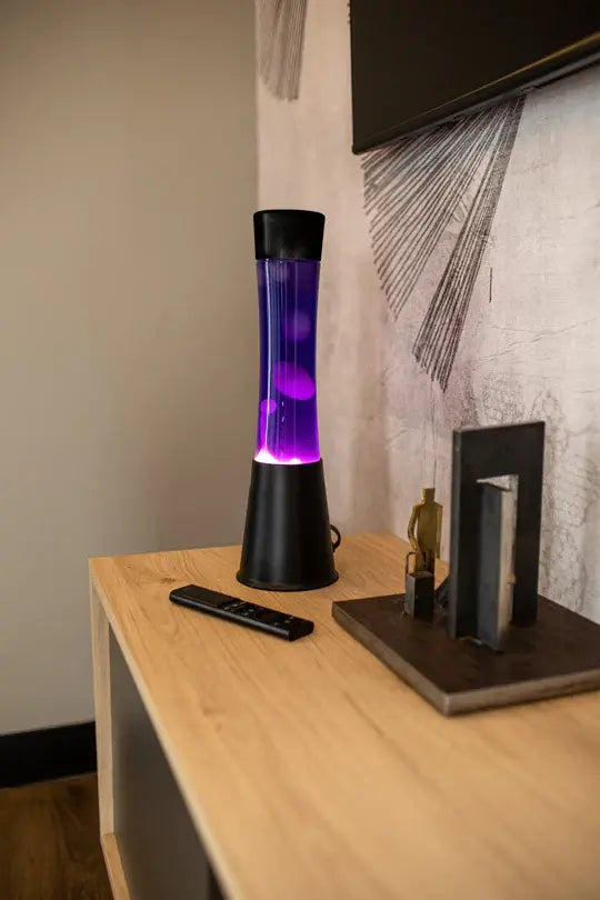 Black & Violet Lava Lamp