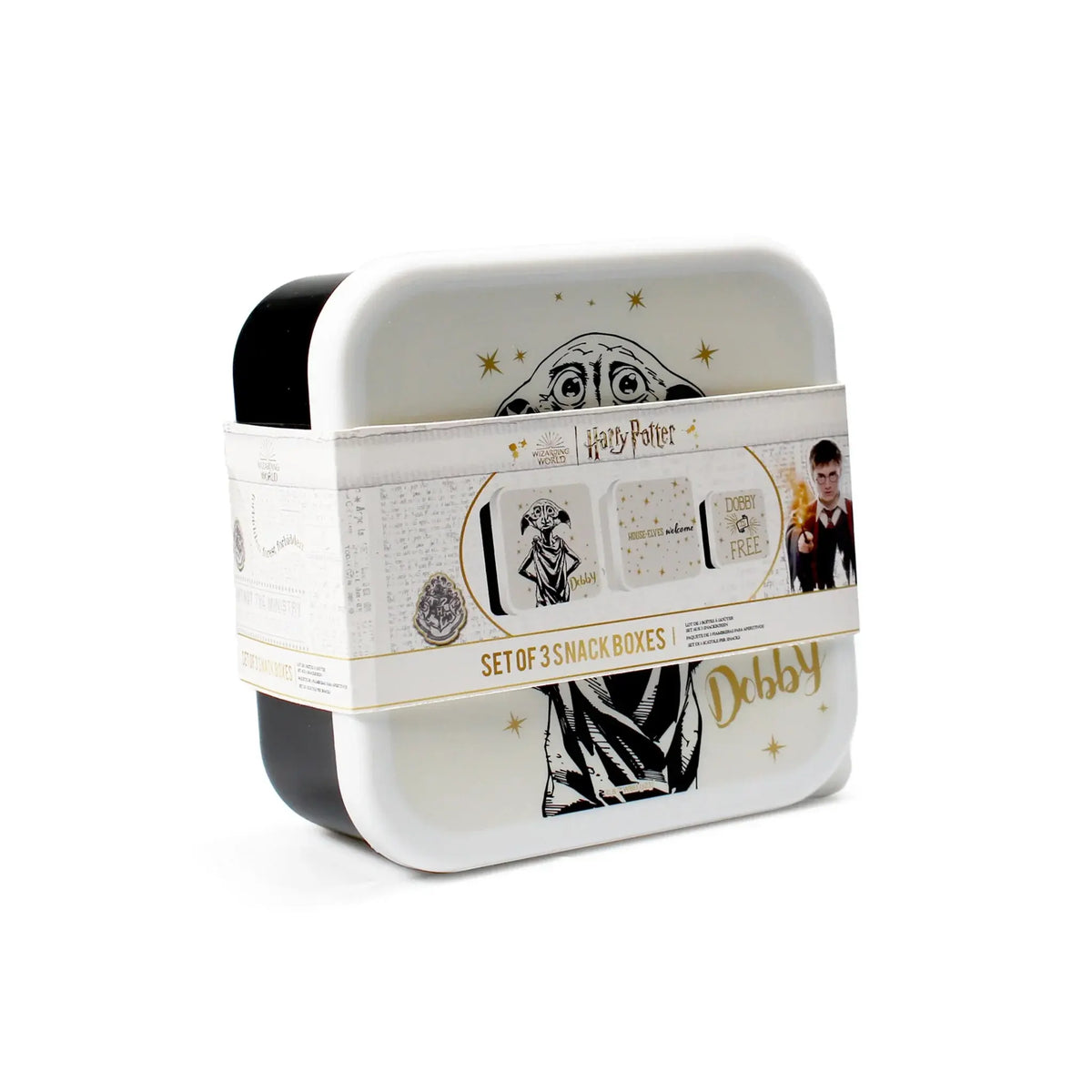 Set of 3 Dobby Harry Potter Snack Boxes - Half Moon Bay