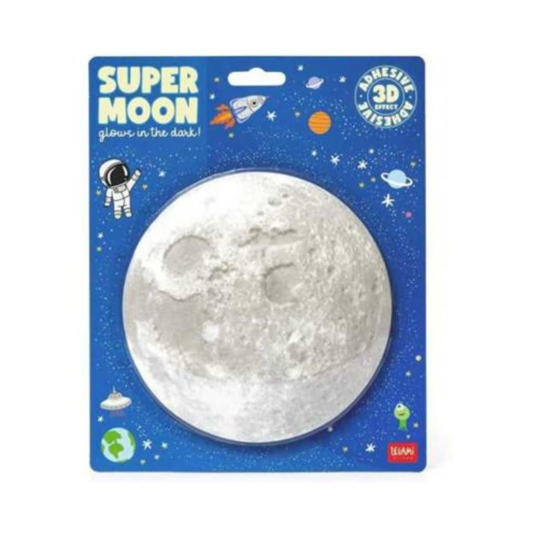 Autocollant Lune Phosphorescente - Super Moon