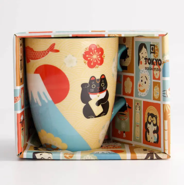 Mug Kawaii – Mont Fuji / Maneki neko