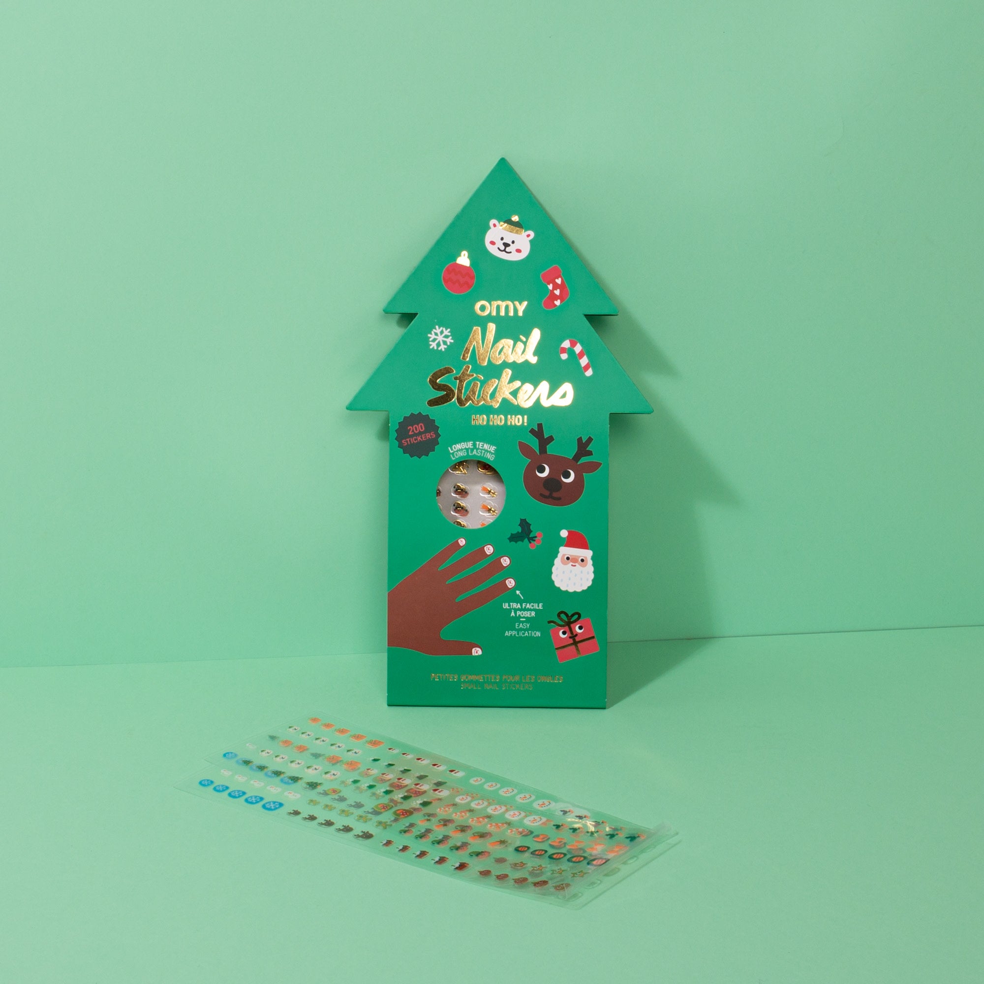 Kerst nagelstickers Ho ho ho 