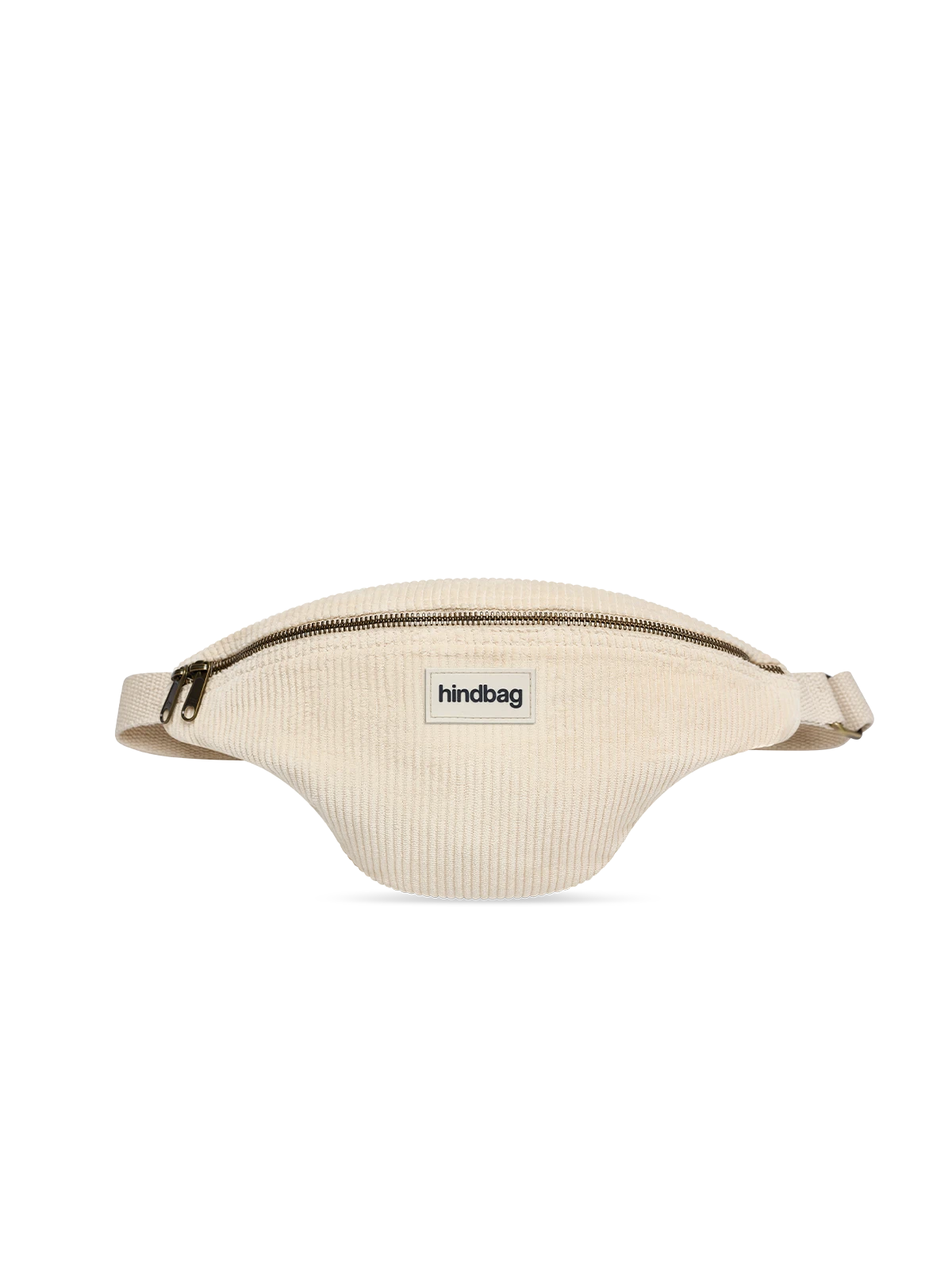 Sac banane Olivia velours creme