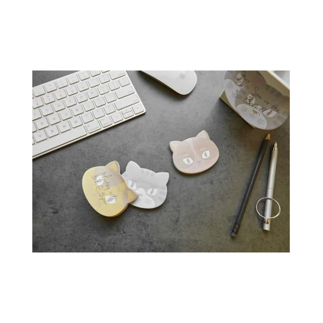 Bloc de post-it tête de chat