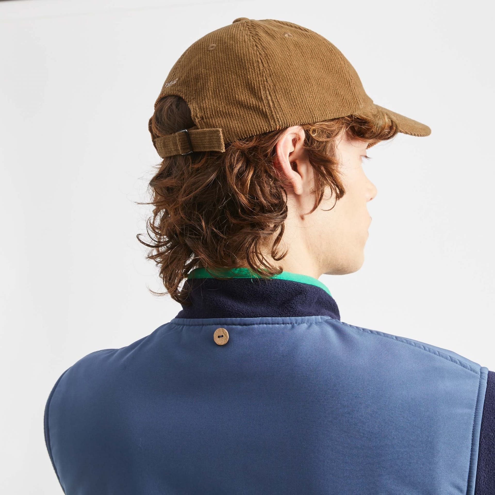 Casquette en Coton Velours Côtelé - Camel