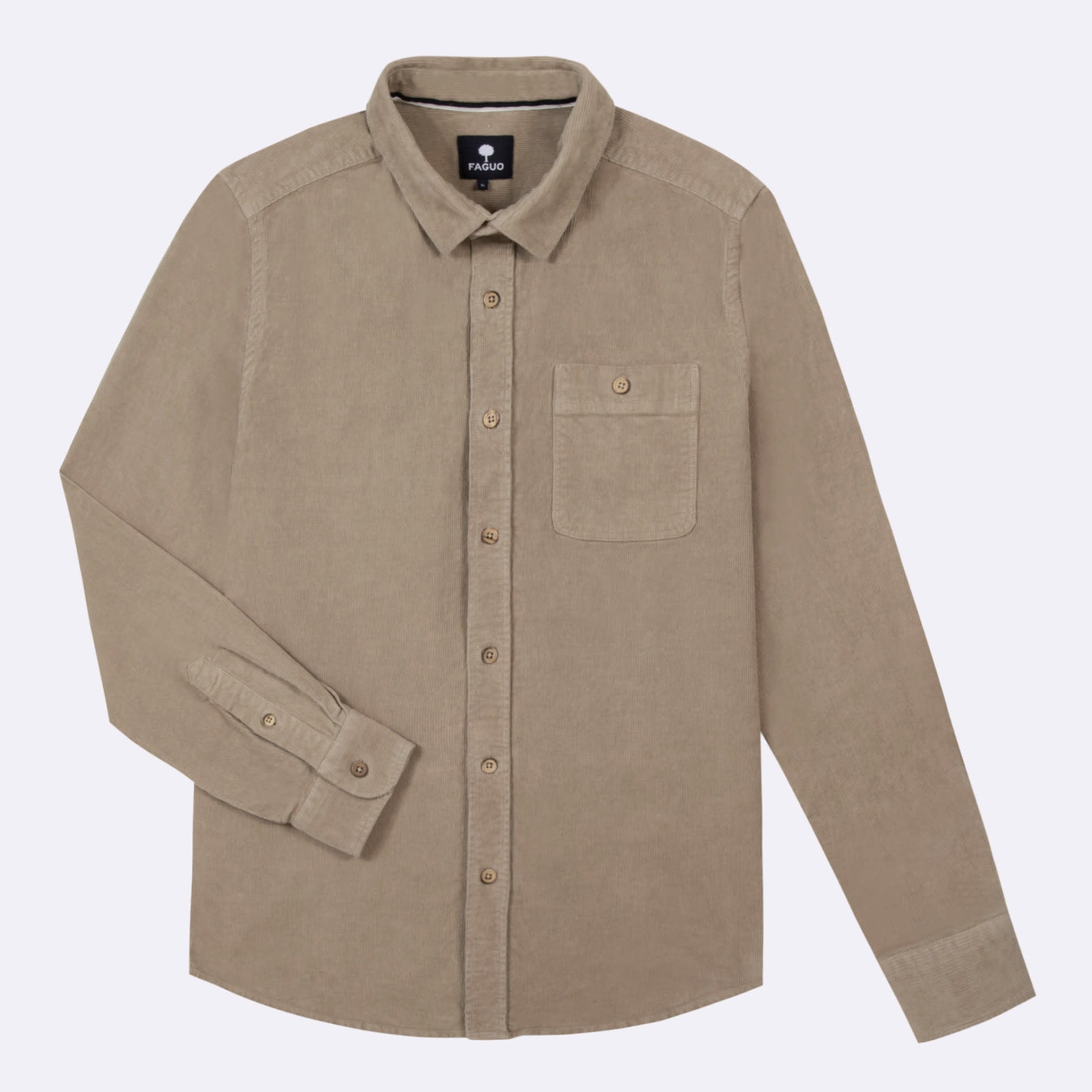 Chemise en Velours Onca Beige