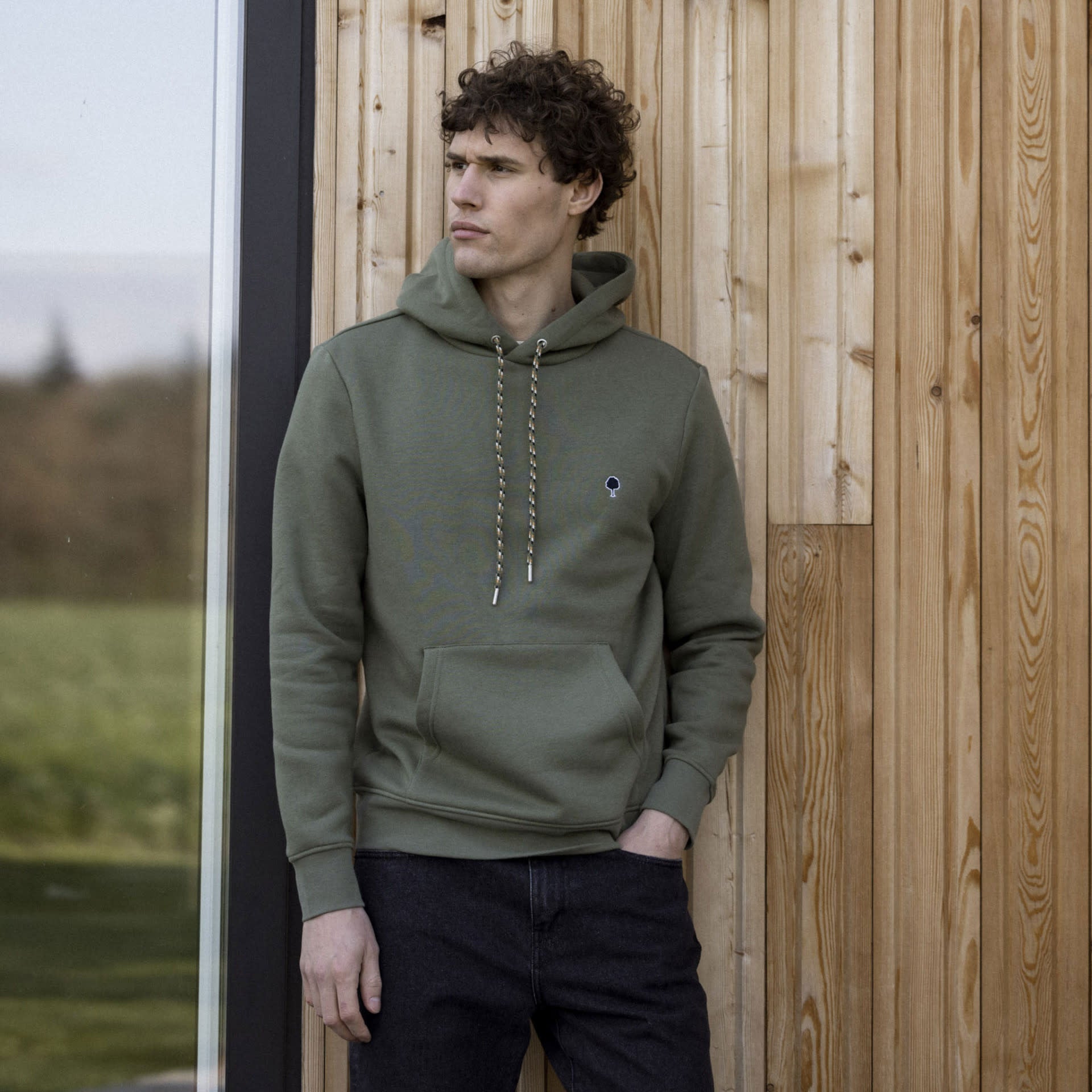 Sweat à Capuche - Dirac Kaki