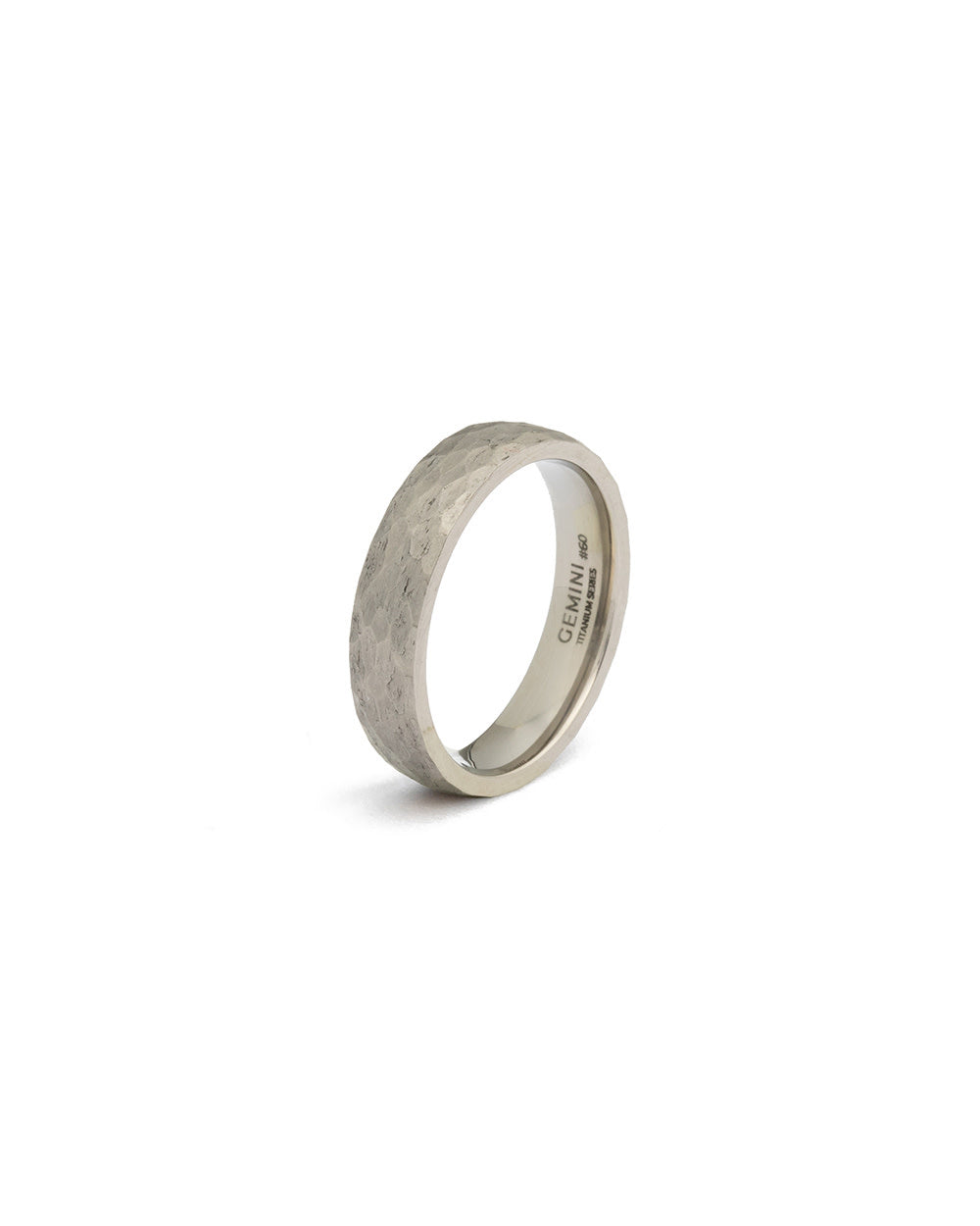 Bague Pulso Titane Argent
