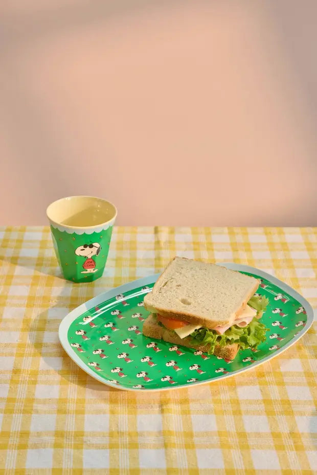 Tasse en Mélaine Snoopy Vert