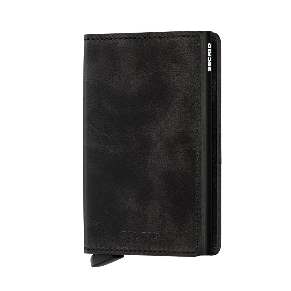 Portemonnee Slimwallet Vintage Black