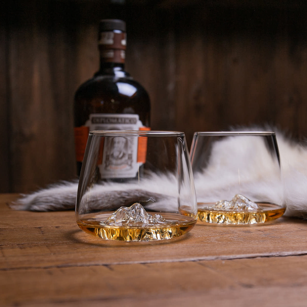 Verres Design - Everest et Mont Blanc (Set de 2) - Collection Topographic