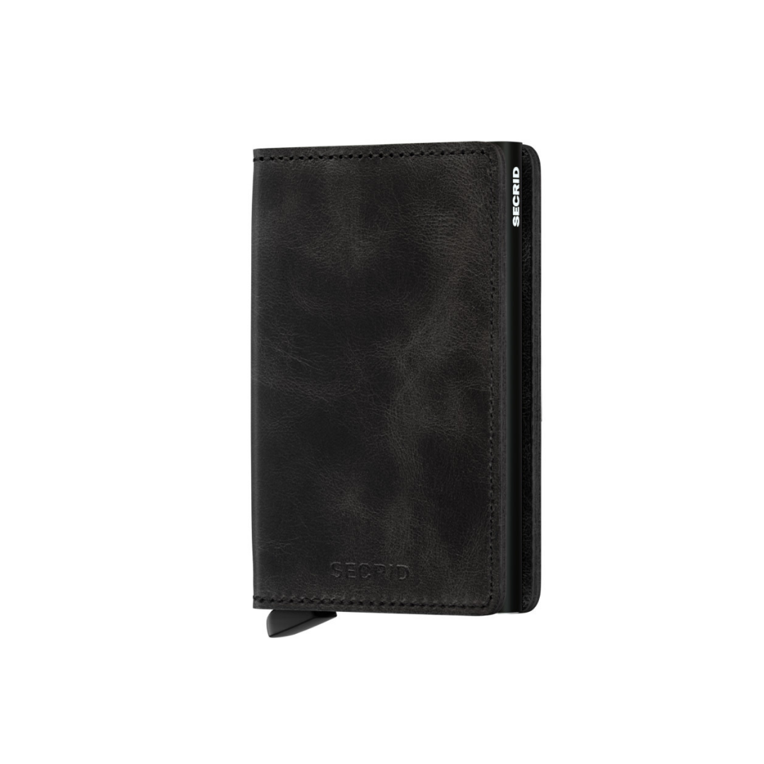Portemonnee Slimwallet Vintage Black