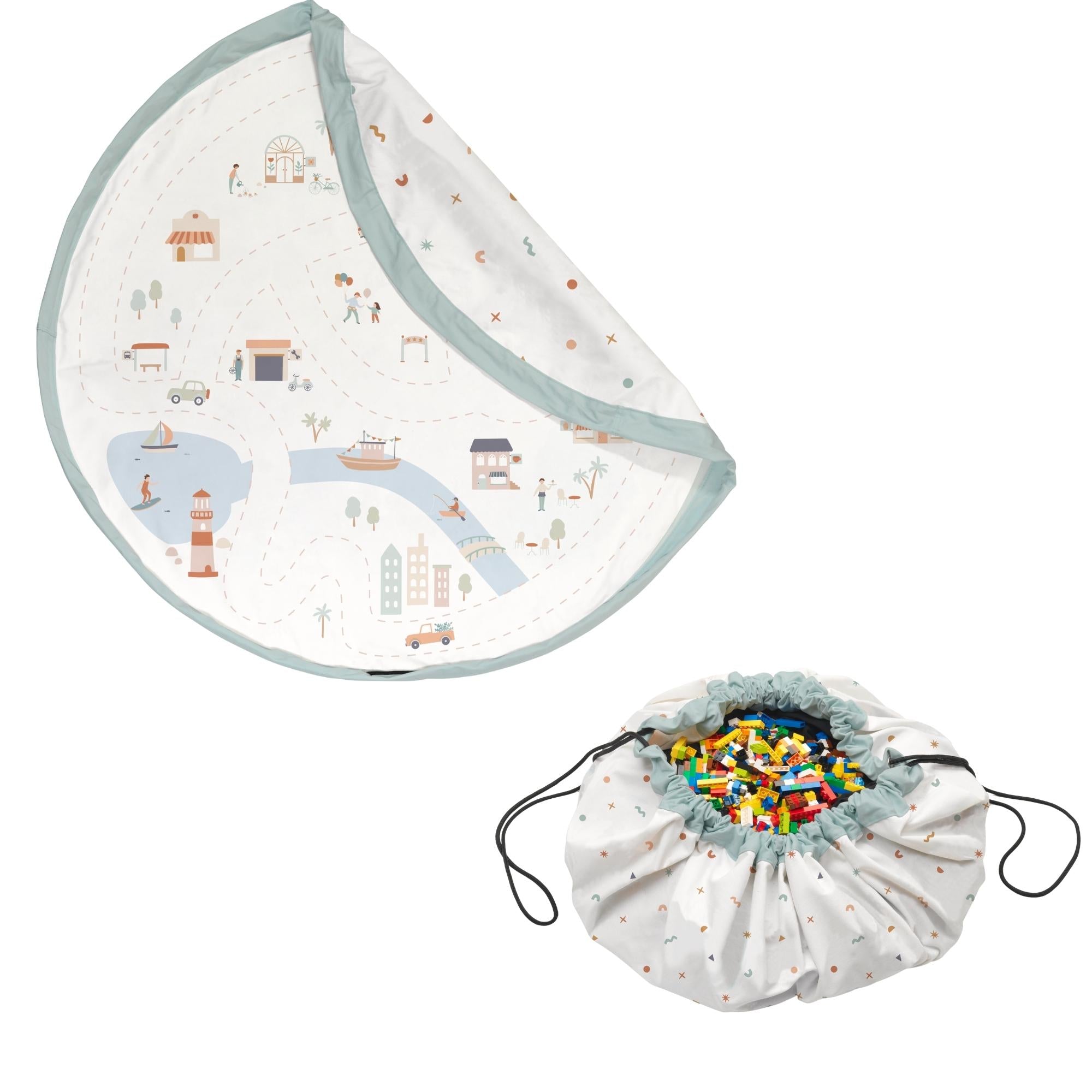 Noomad playmat &amp; toy bag - Citymap