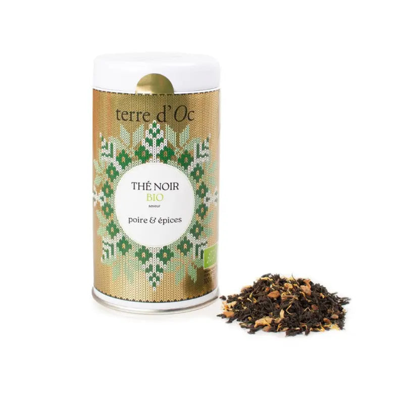 Thé noir bio de Noël - Poire & épices