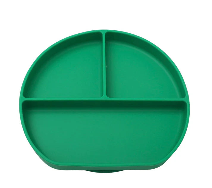 Divided Plate - Bright Green