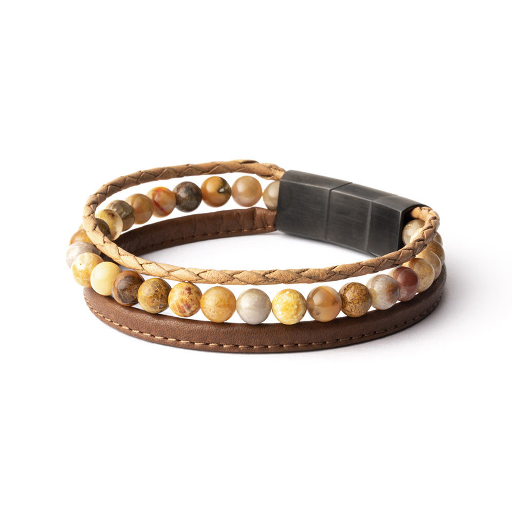 Bracelet Triple Beige